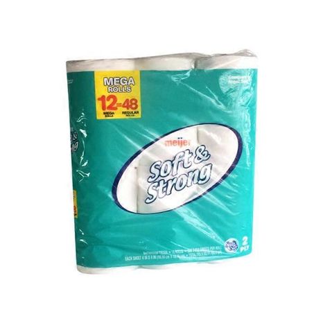 Meijer Soft & Strong Bath Tissue Mega Rolls