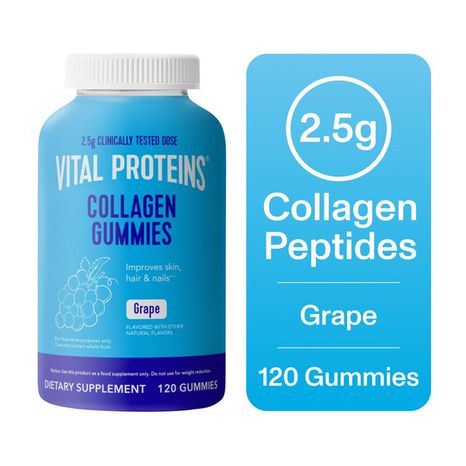 Vital Proteins Collagen, Gummies, Grape