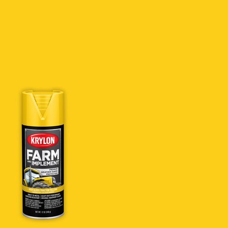 Krylon High Gloss John Deere Yellow Farm & Implement Paint