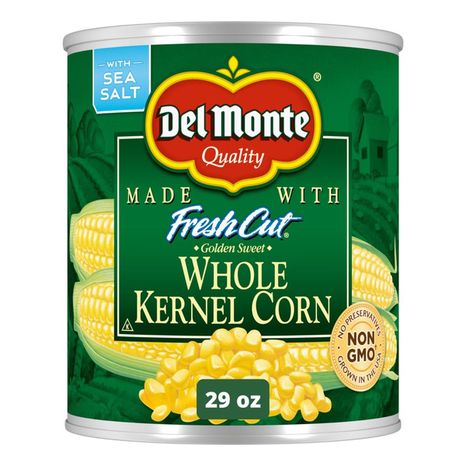 Del Monte FRESH CUT Golden Sweet Whole Kernel Corn, Canned Vegetables