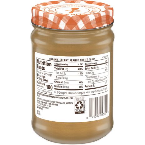 Smucker's Organic Creamy Peanut Butter