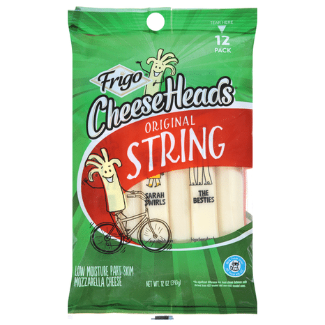 Frigo Cheese Heads Original Mozzarella String Cheese