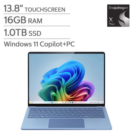 Microsoft Surface 13.8 Inch PixelSense Flow Touchscreen Qualcomm Snapdragon X Plus Laptop