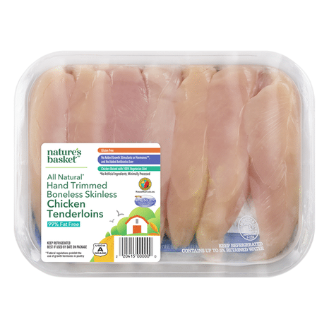 Nature's Basket All Natural Chicken Tenders Boneless