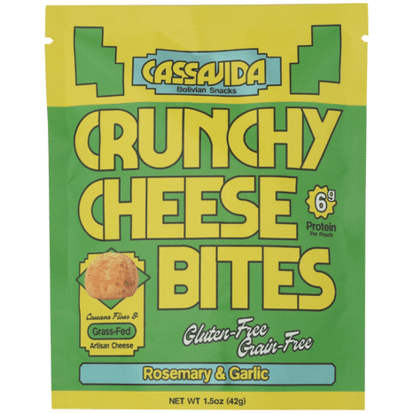 Cassavida Crunchy Cheese Bites Rosemary Garlic