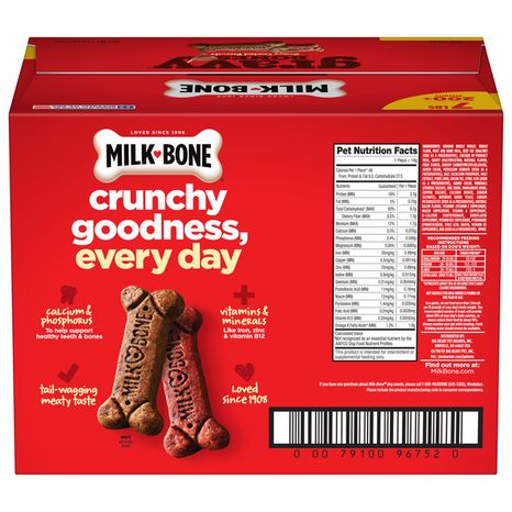 Milk-Bone GravyBones Dog Biscuits, Small Dog Treats