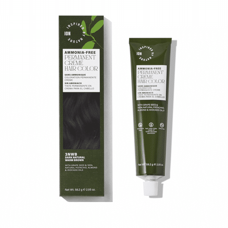 ion Inspired by Nature Ammonia-Free Permanent Hair Color - Dark Natural Warm Brown 3NWB