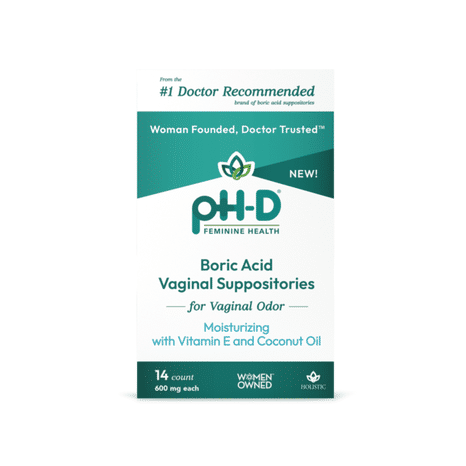 pH-D Feminine Health Boric Acid Moisturizing Suppositories