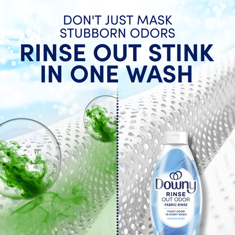Downy Rinse Laundry Odor Remover, Ocean Mist Scent
