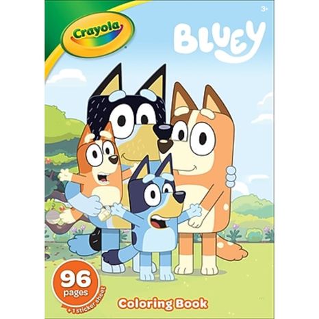 Crayola Coloring Book, Bluey