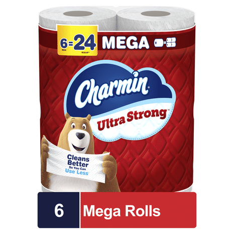 Charmin Ultra Strong Toilet Paper Mega Rolls