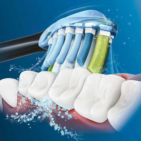 Philips Sonicare C3 Premium Plaque Control Replacement Toothbrush Heads, HX9044/95, BrushSync Technology, Black