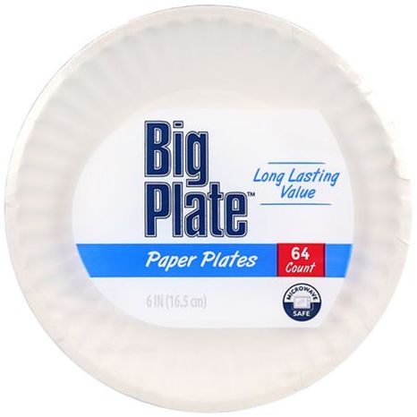 Smile & Save Paper Plates