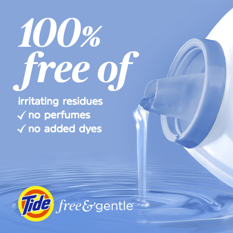 Tide Free & Gentle Liquid Laundry Detergent