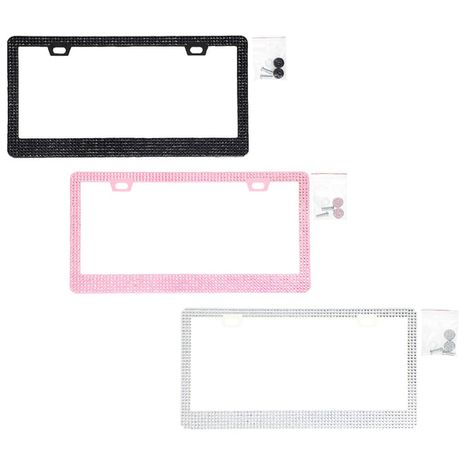 Driver's Choice Bling License Plate Frame