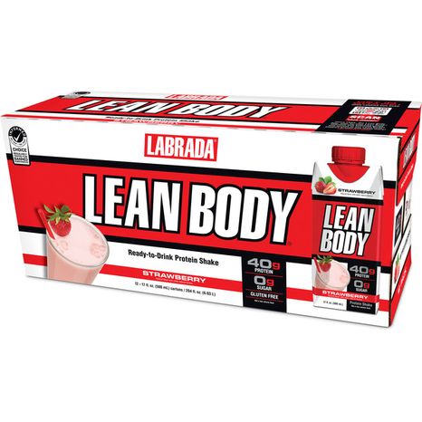 Lean Body Ready-to-Drink Protein Shakes, Strawberry