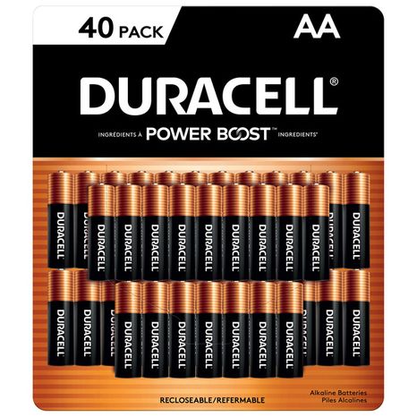 Duracell Power Boost Coppertop Alkaline AA Batteries