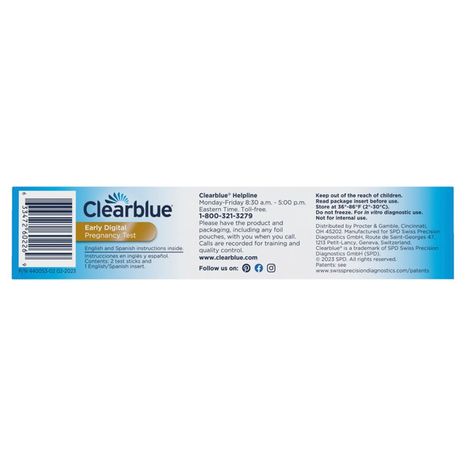 Clearblue Early Digital Pregnancy Test