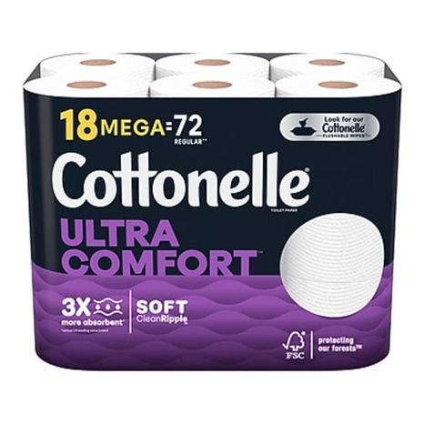 Cottonelle Ultra Comfort 2-Ply Toilet Paper - White