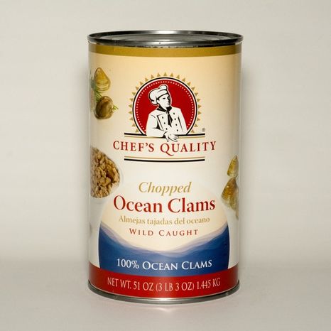 Chef's Quality Chopped Ocean Clams
