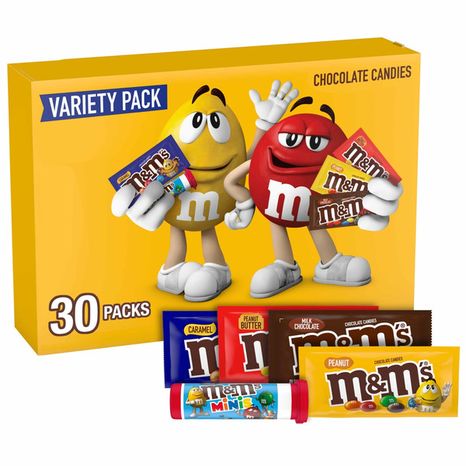 M&M's Assorted Chocolate Candy Variety Box