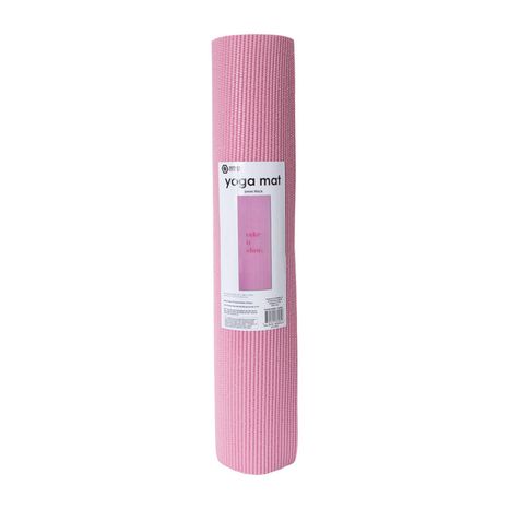 Series 8 Fitness 6mm Take it Slow Printed Yoga Mat - Pink