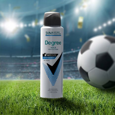 Degree Men's 3-in-1 Max Protection Extra Time Fresh Dry Spray Antiperspirant