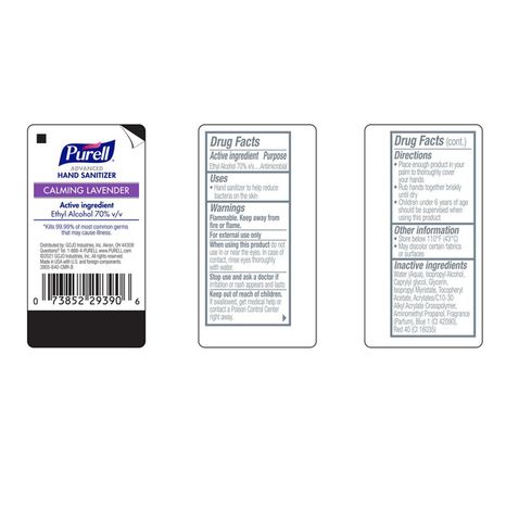 PURELL Hand Sanitizer, Calming Lavender, Advanced