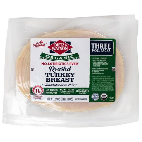 Dietz & Watson Originals Organic Roasted Turkey Breast, Pre-Sliced