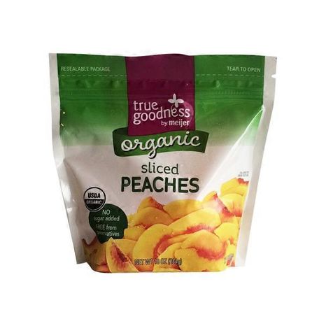 Meijer Organic Sliced Peaches
