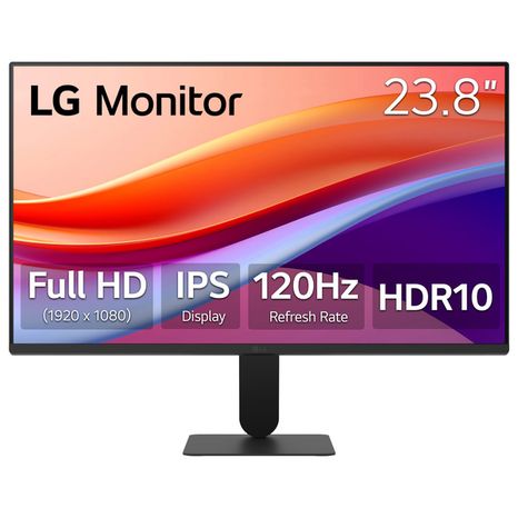 LG HDMI IPS FHD 120Hz Monitor With HDR10 - Black