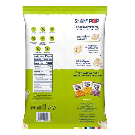 SkinnyPop Popcorn Original