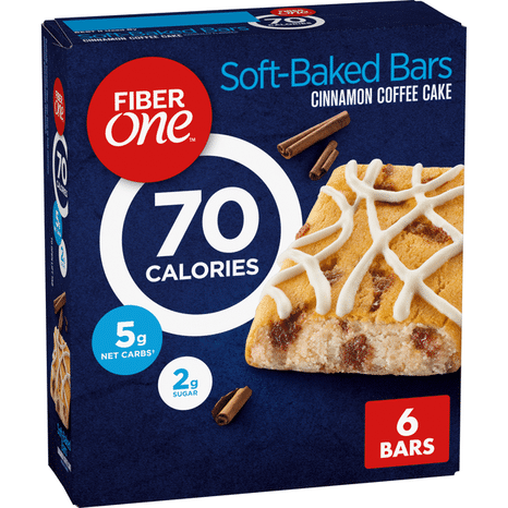 Fiber One 70 Calorie Cinnamon Coffee Cake Soft-Baked Bars