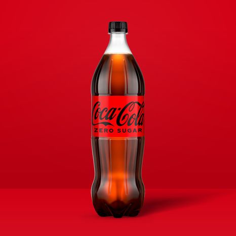 Coca Cola Zero Sugar Soda Bottle