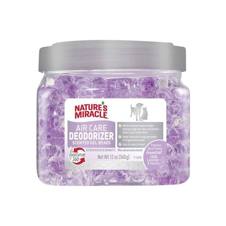 Nature's Miracle Air Care Deodorizer Scented Gel Beads Lavender & Vanilla