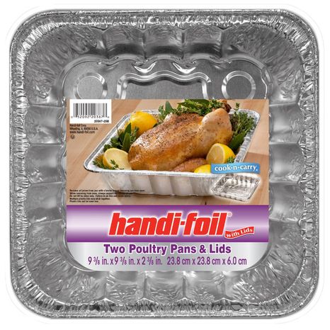 Handi-foil Cook-n-Carry Poultry Pans & Lids