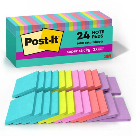 Post-it Supernova Neons Super Sticky Notes
