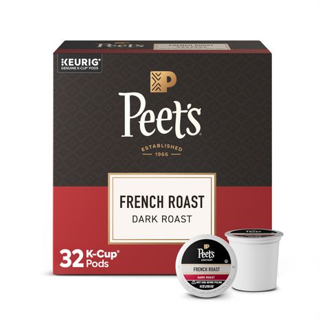 Peet's Coffee French Roast, Dark Roast Single Serve Coffee Pods