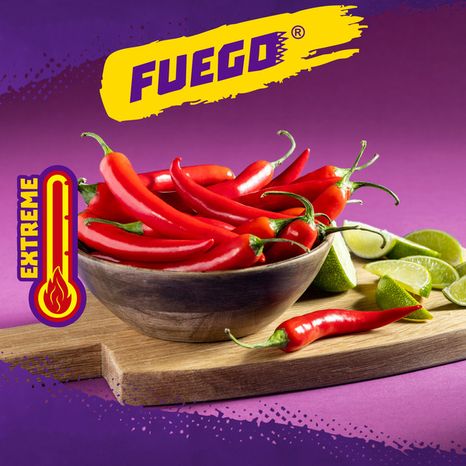 Takis Fuego 40 pc / 3.25 oz Snack Size Multipack, Hot Chili Pepper & Lime Flavored Extreme Spicy Rolled Tortilla Chips
