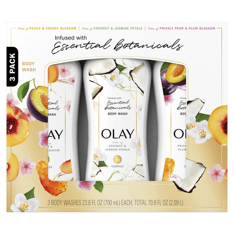 Olay Essential Botanical Body Wash Pack