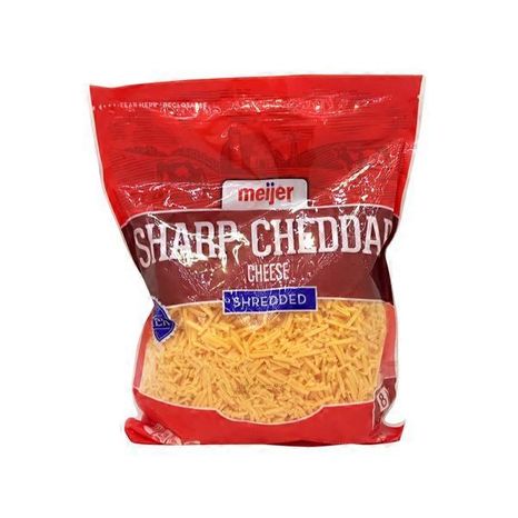 Meijer Sharp Cheddar Shredded Cheese
