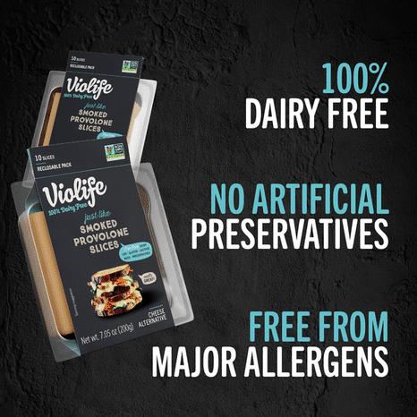 Violife Just Like Smoked Provolone Slices, Dairy-Free Vegan