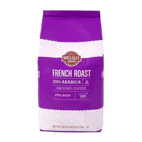 Wellsley Farms Dark Roast French Roast 100% Arabica Ground Coffee