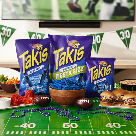 Takis Blue Heat Rolled Tortilla Chips Bag