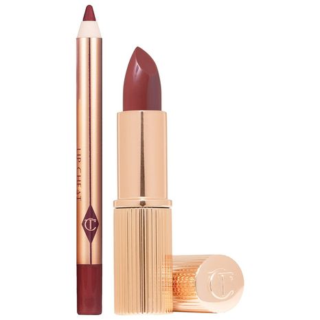 Charlotte Tilbury Beauty Mini Pillow Talk Intense Lipstick & Liner Set