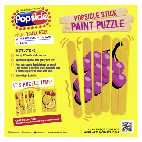 Popsicle Ice Pops Orange Cherry Grape