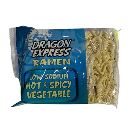 Dragon Express Low Sodium Hot & Spicy Vegetable Ramen