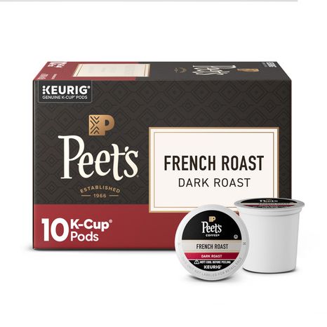 Peet's Coffee French Roast, Dark Roast Single Serve Coffee Pods