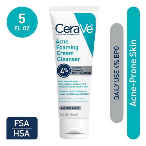 CeraVe Acne Foaming Cream Cleanser