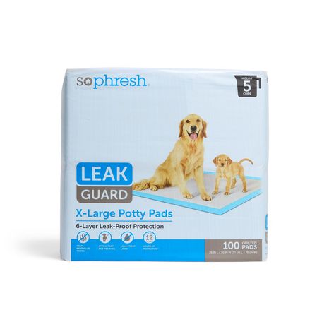 So Phresh Extra Large Leak Guard Quilted Potty Pads